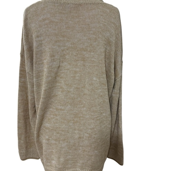 LILLY PULITZER BAYPORT SWEETER SAND BAR MARL 100% COTTON SIZE XL | PULLOVER KNIT - Picture 7 of 10